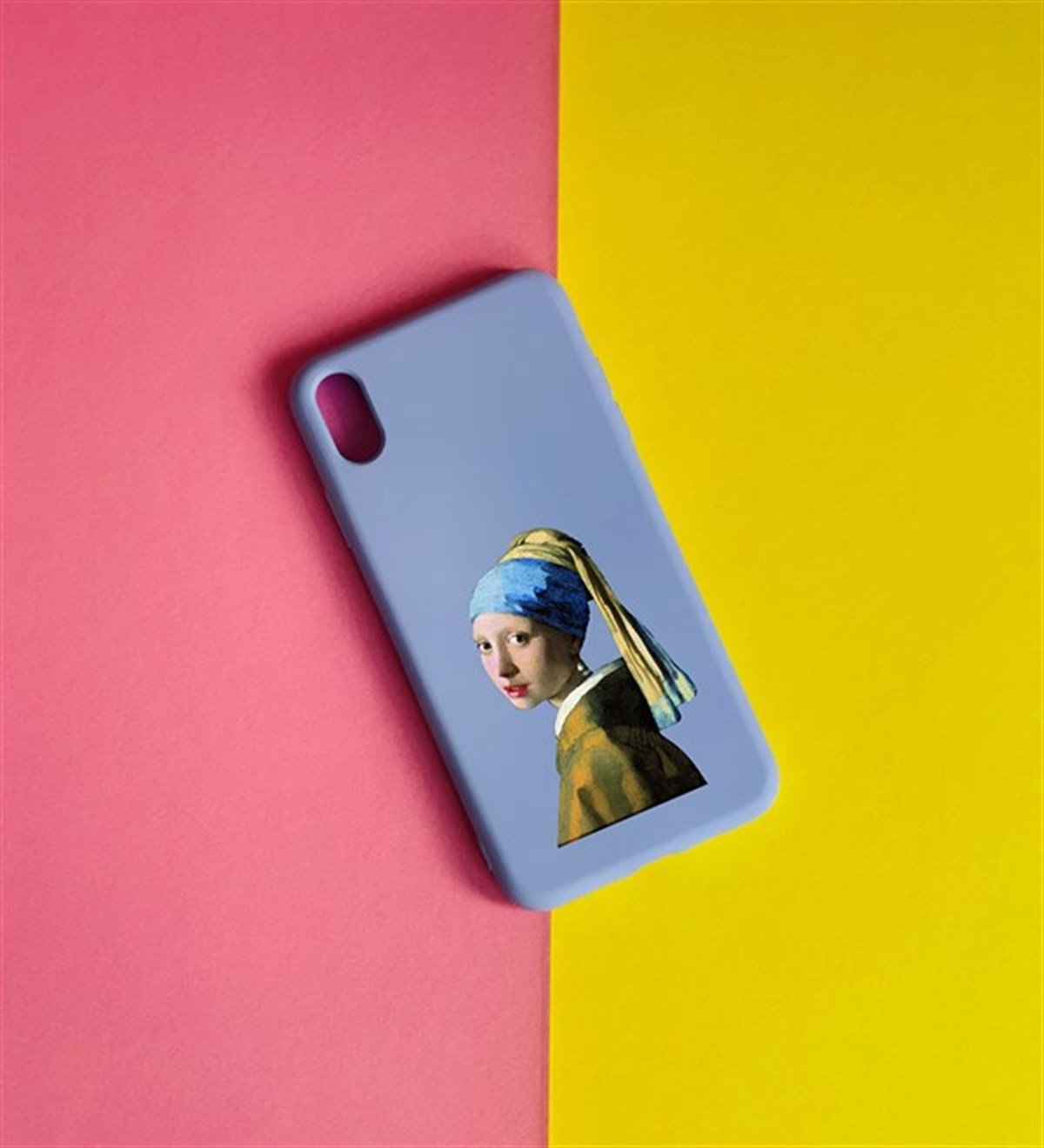 İnci Küpeli Kız Tasarımlı iPhone X KılıfgiftmodaGmklf100067