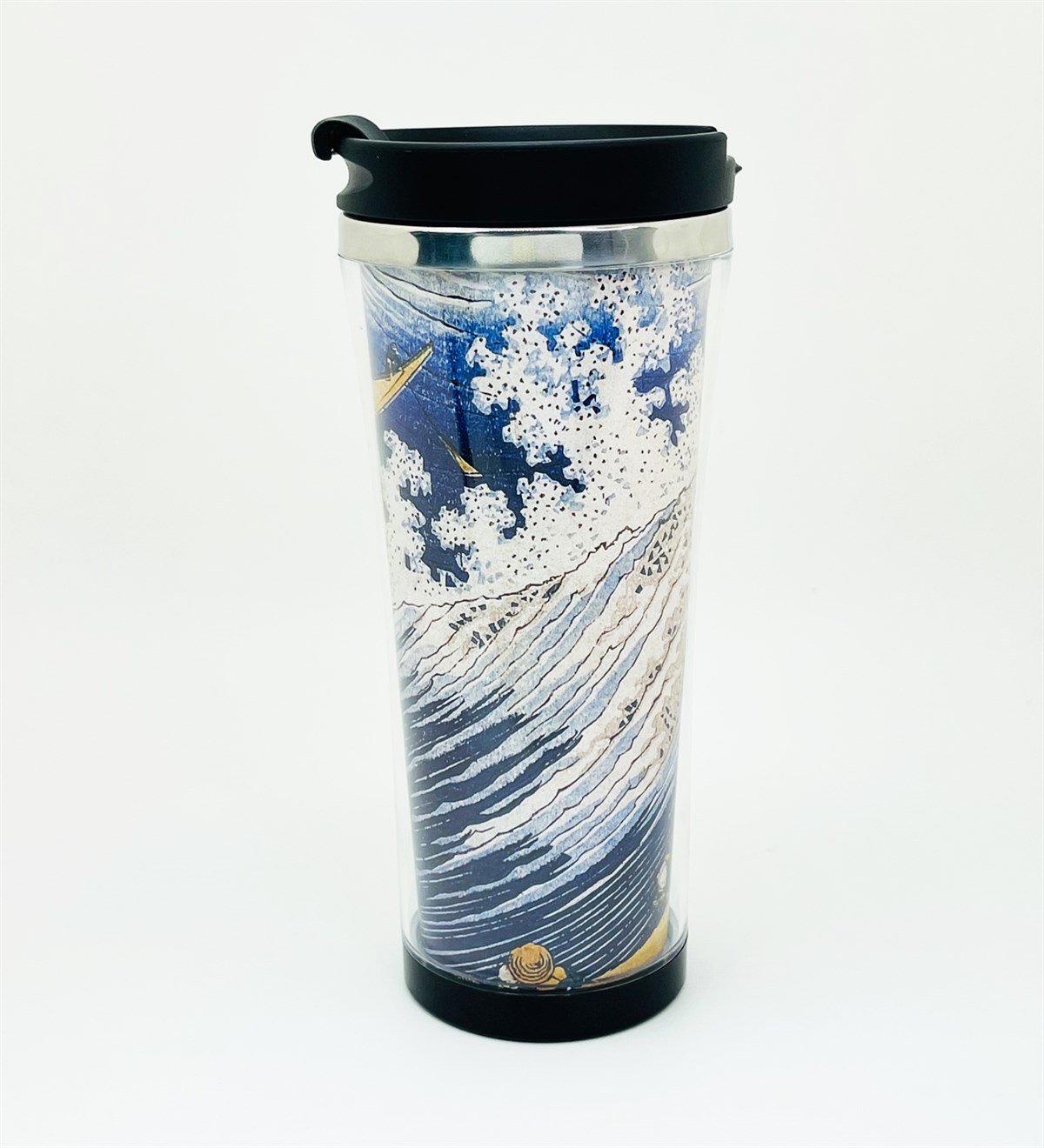 Dalga 2 Tasarımlı 400 Ml Termos Mug Bardak giftmodaGmmg100146