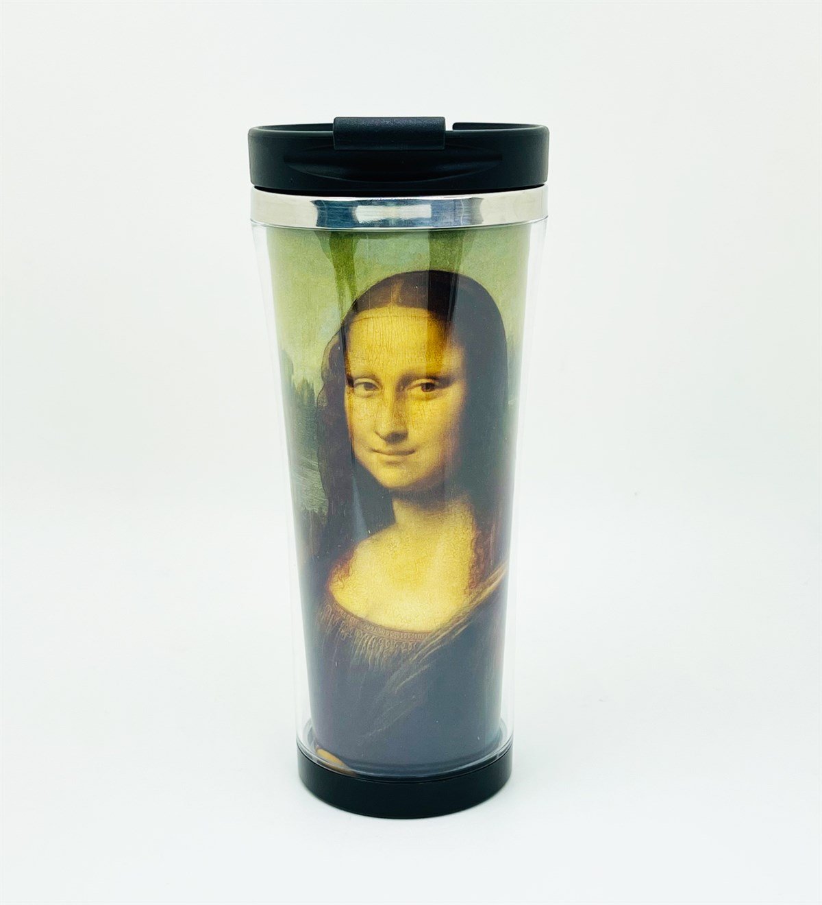 Mona Lisa Tasarımlı 400 Ml Termos Mug Bardak giftmodaGmmg100135