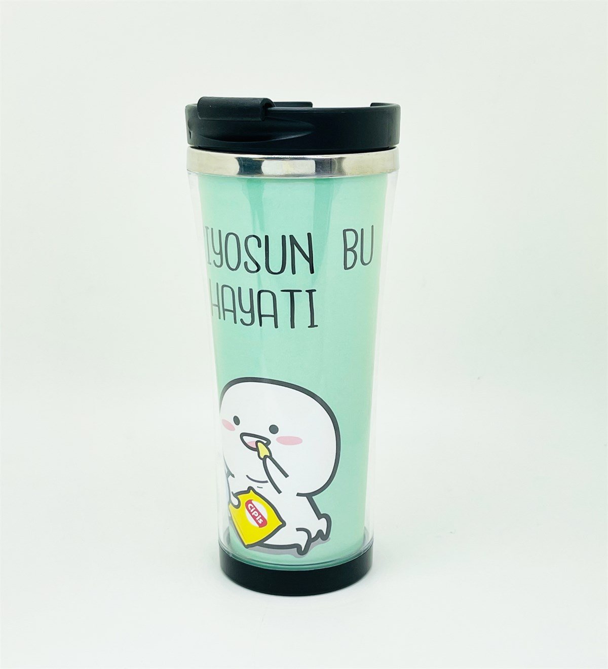 Yaşıyosun Bu Hayatı Tasarımlı 400 Ml Kağıt TermosgiftmodaGmmg100118