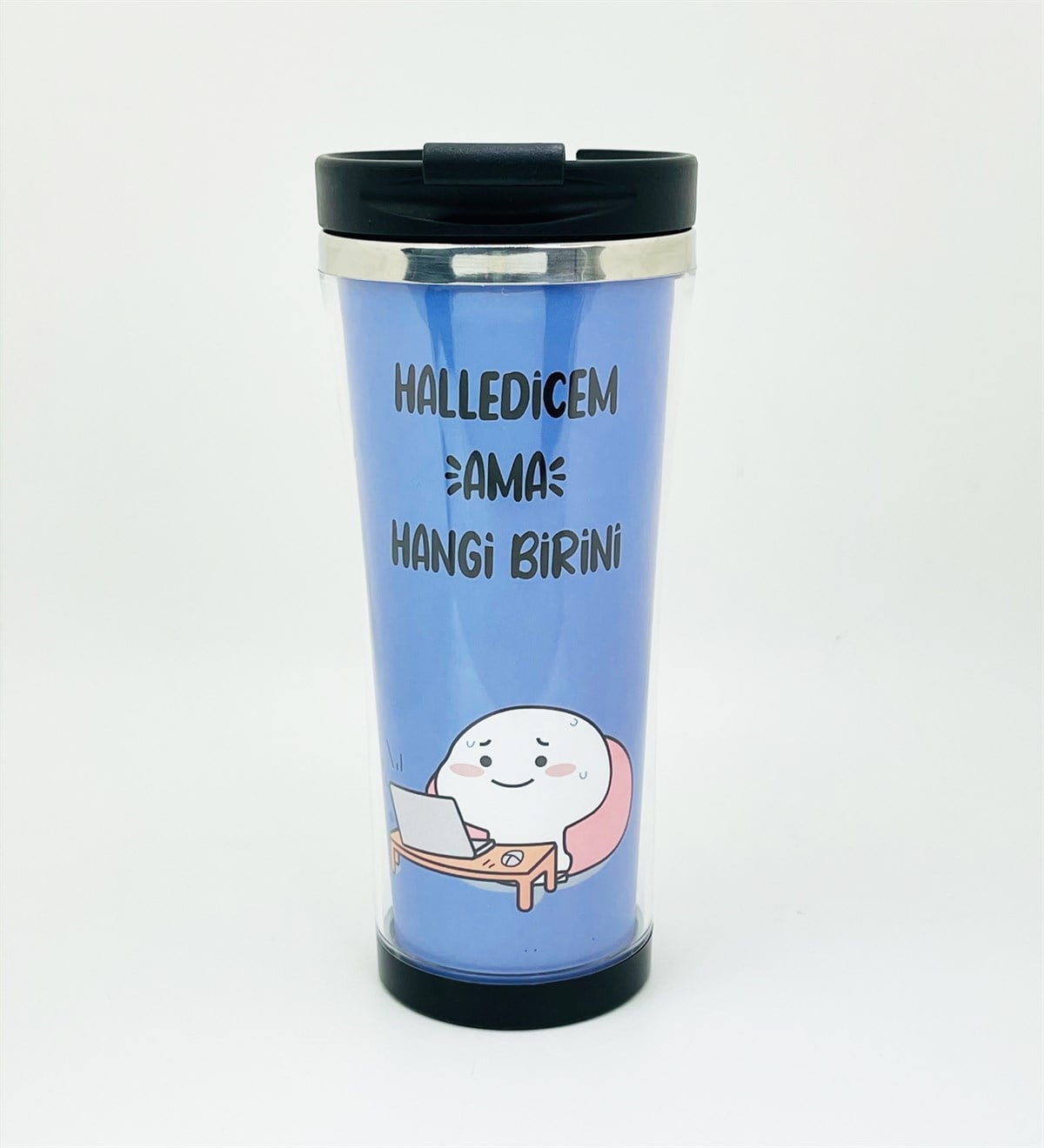 Halledicem Ama Hangi Birini Tasarımlı 400 Ml Kağıt TermosgiftmodaGmmg100113