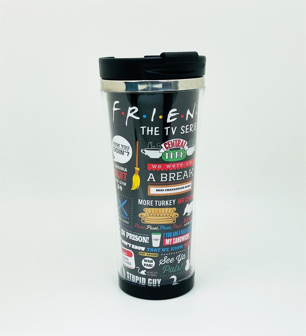 Friends Tasarımlı 400 Ml Kağıt TermosgiftmodaGmmg100122