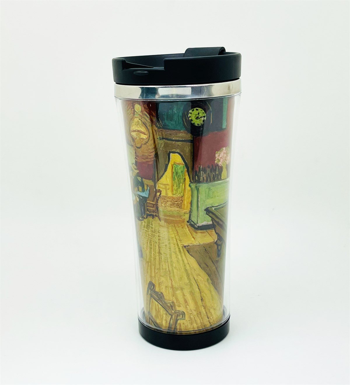 Gece Kahvesi Tasarımlı 400 Ml Termos Mug Bardak giftmodaGmmg100144