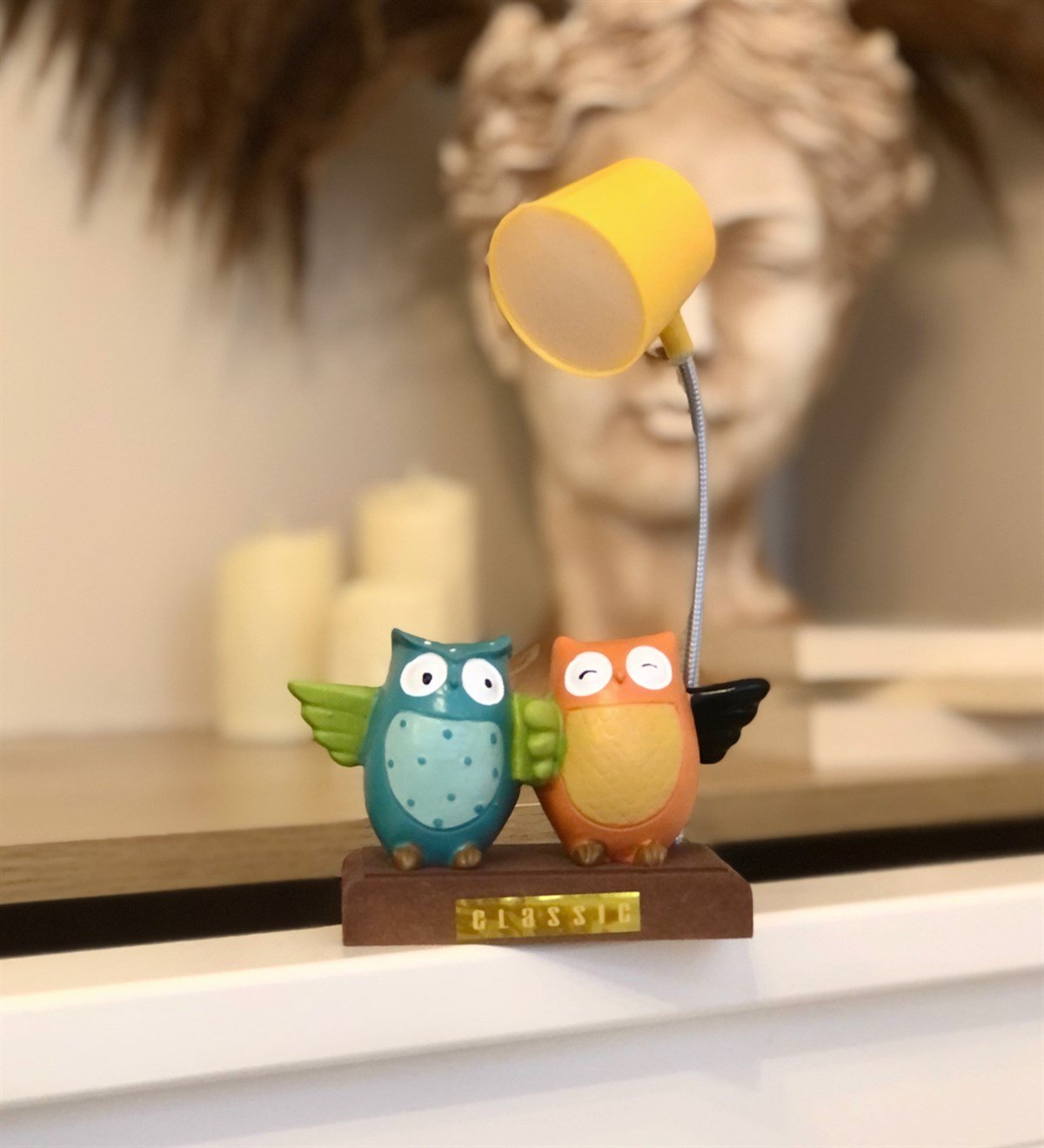 Tonton Baykuş Işıklı Masa LambasıGiftmodaGM-4091