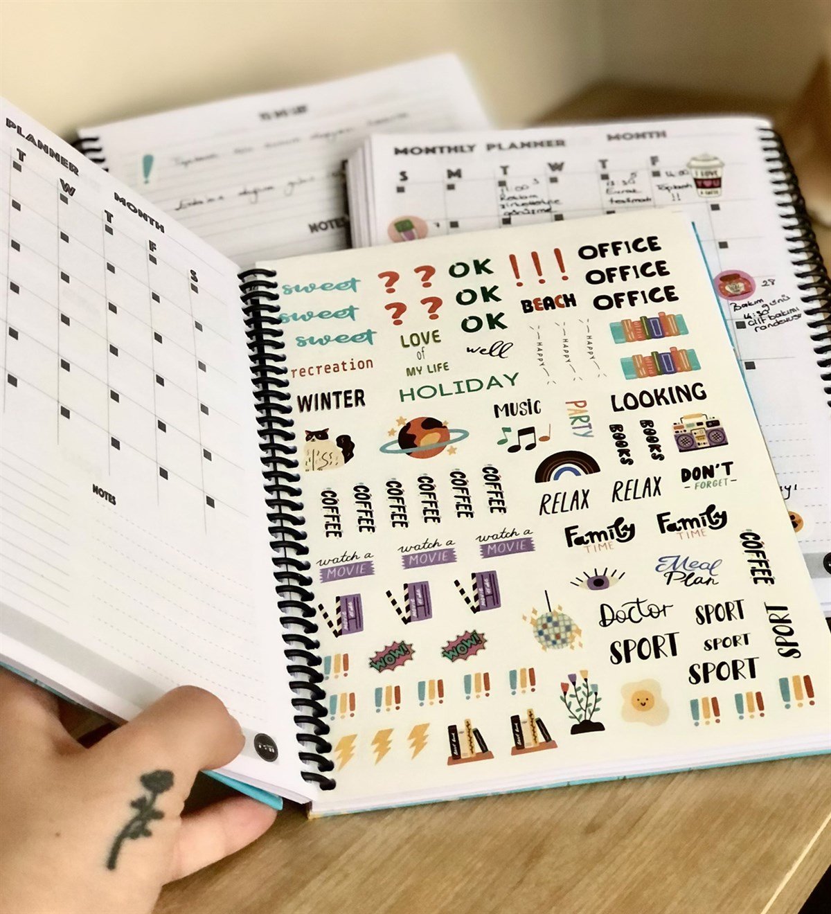 Travel Tarihsiz Haftalık PlanlayıcıGiftmodaGmp-005