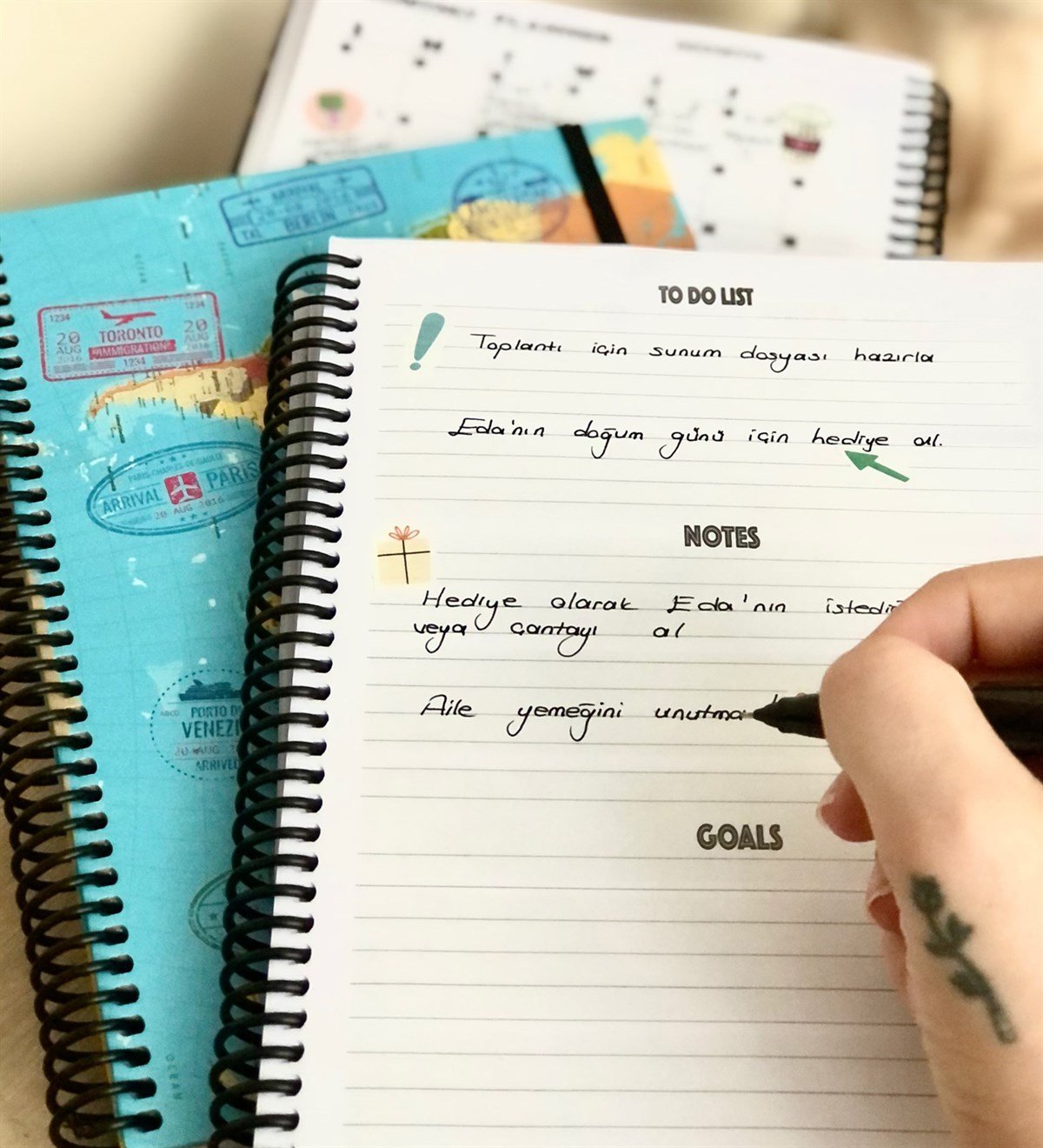 Travel Tarihsiz Haftalık PlanlayıcıGiftmodaGmp-005