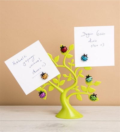 Uğur Böceği Ağacı Magnet Notluk