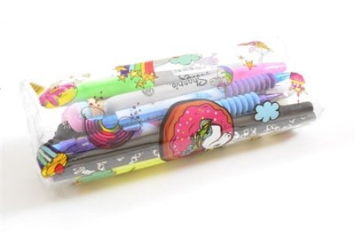 Unicorn Donut Şeffaf Kalemlik