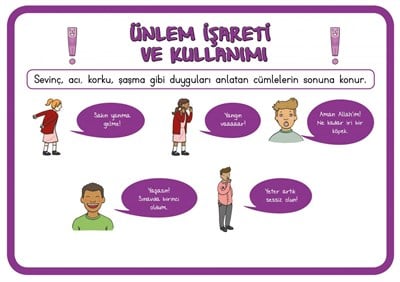 Ünlem İşareti ve Kullanımı Afiş