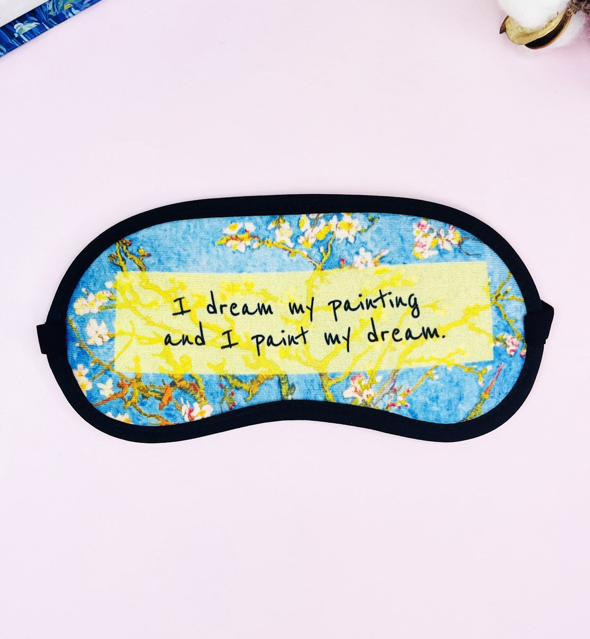 Van Gogh Badem Çiçeği Tasarımlı Uyku BandıgiftmodaGmband00019