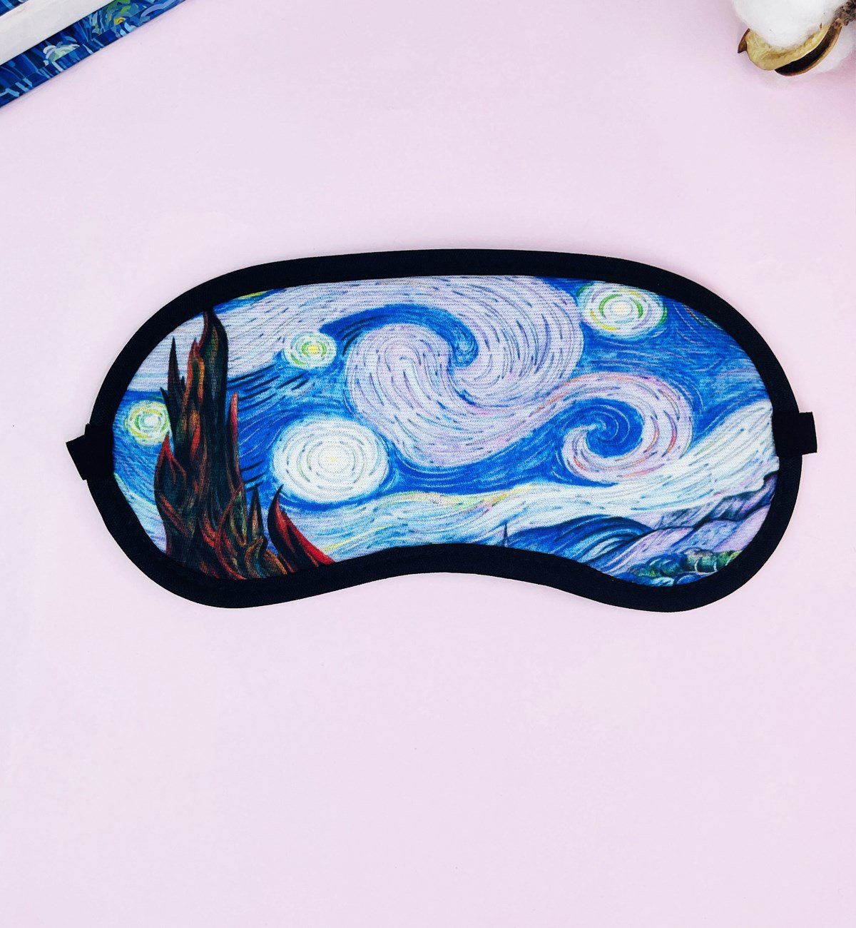 Van Gogh Yıldızlı Gece Tasarımlı Uyku Bandı	giftmodaGmband00012
