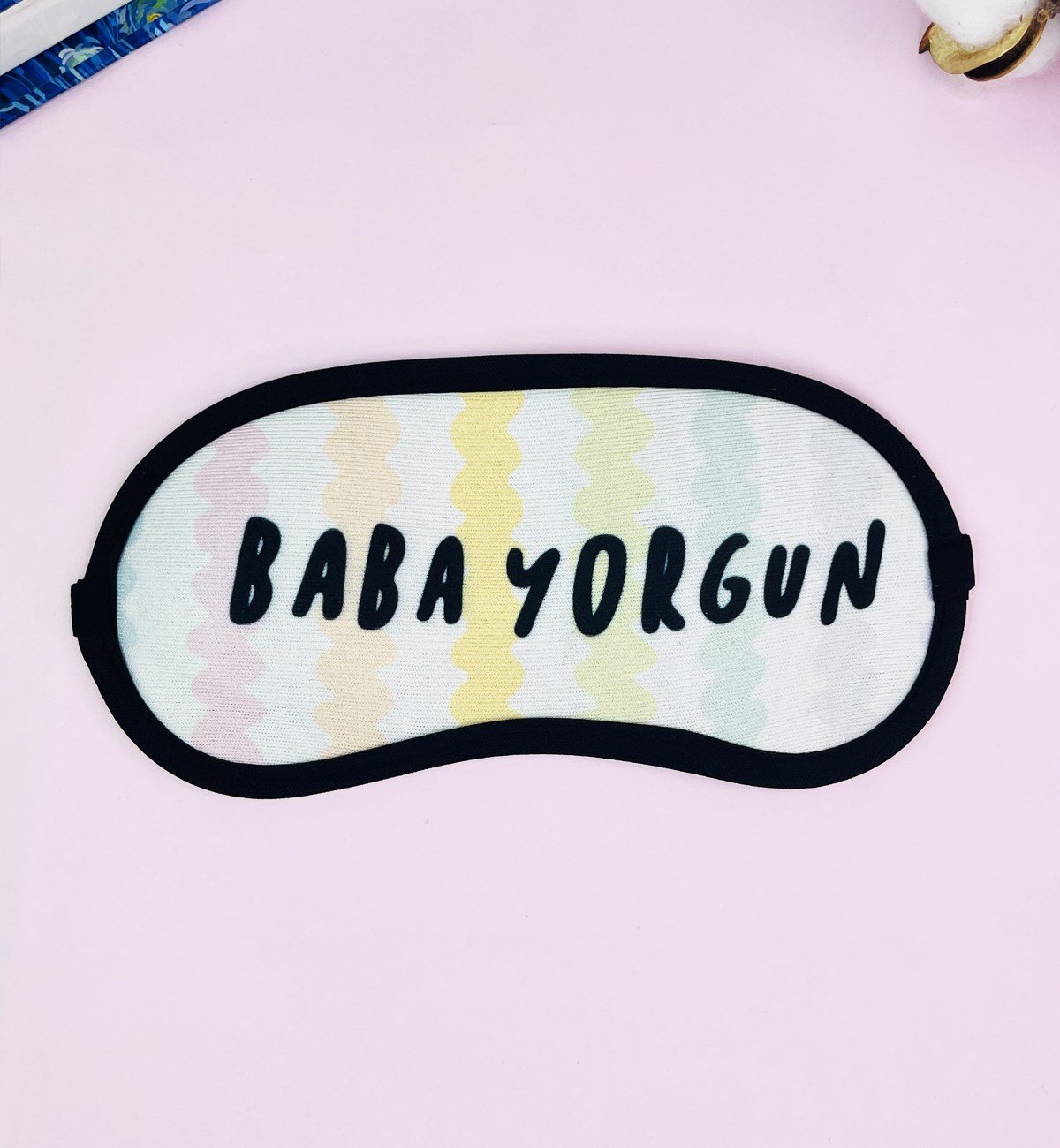 Baba Yorgun Tasarımlı Uyku BandıgiftmodaGmband00011