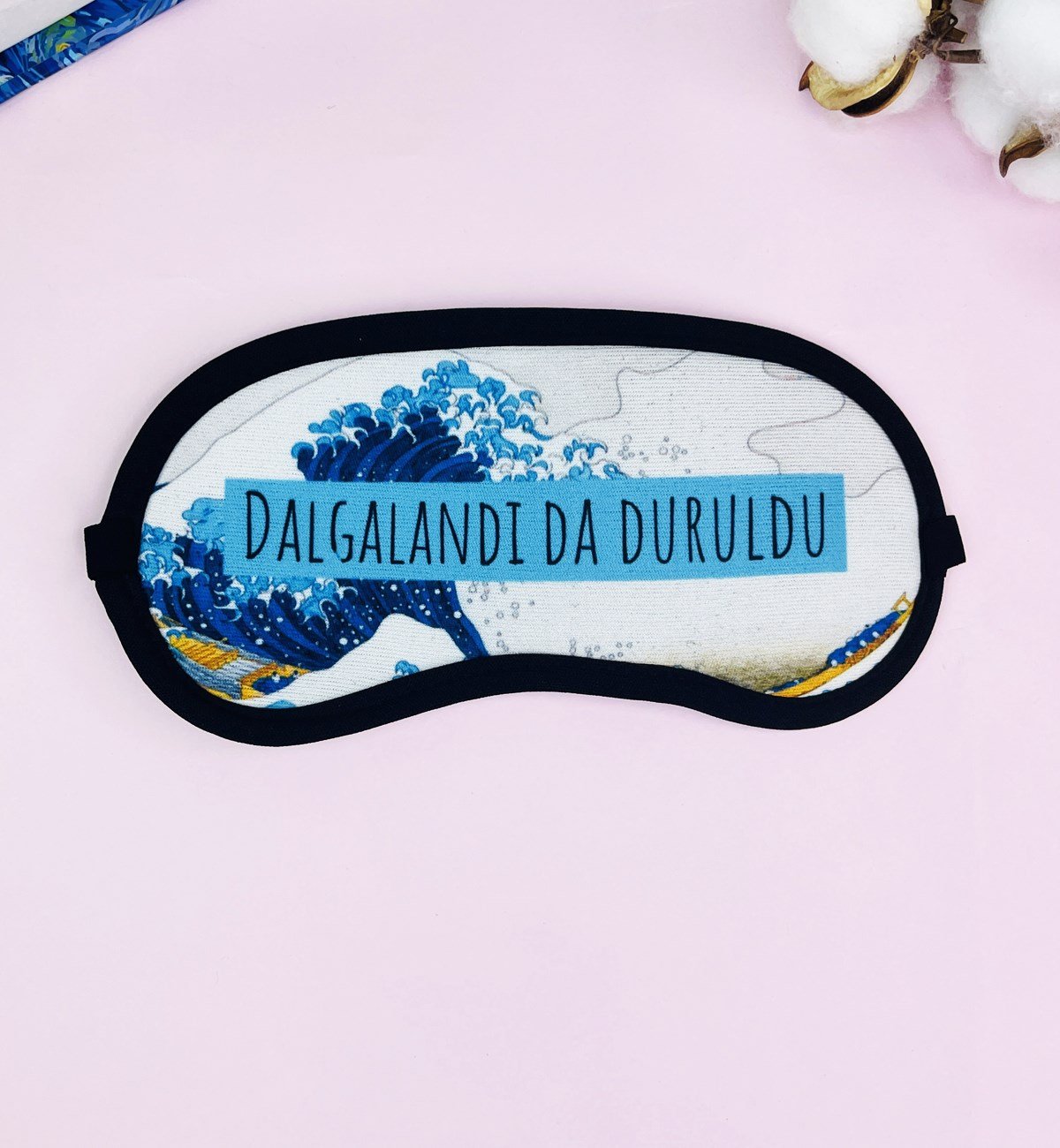 Dalgalandı Da Duruldu Tasarımlı Uyku BandıgiftmodaGmband00016	