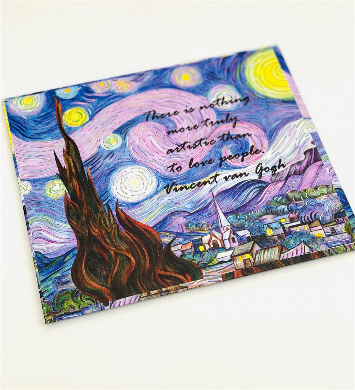 Van Gogh Yıldızlı Gece Tasarımlı Haftalık PlannerGiftmodaYıldızlı-Gece-Planner