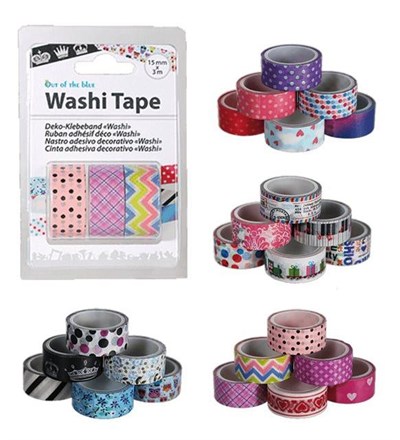 Washi Desenli Bant - 3 lü Set