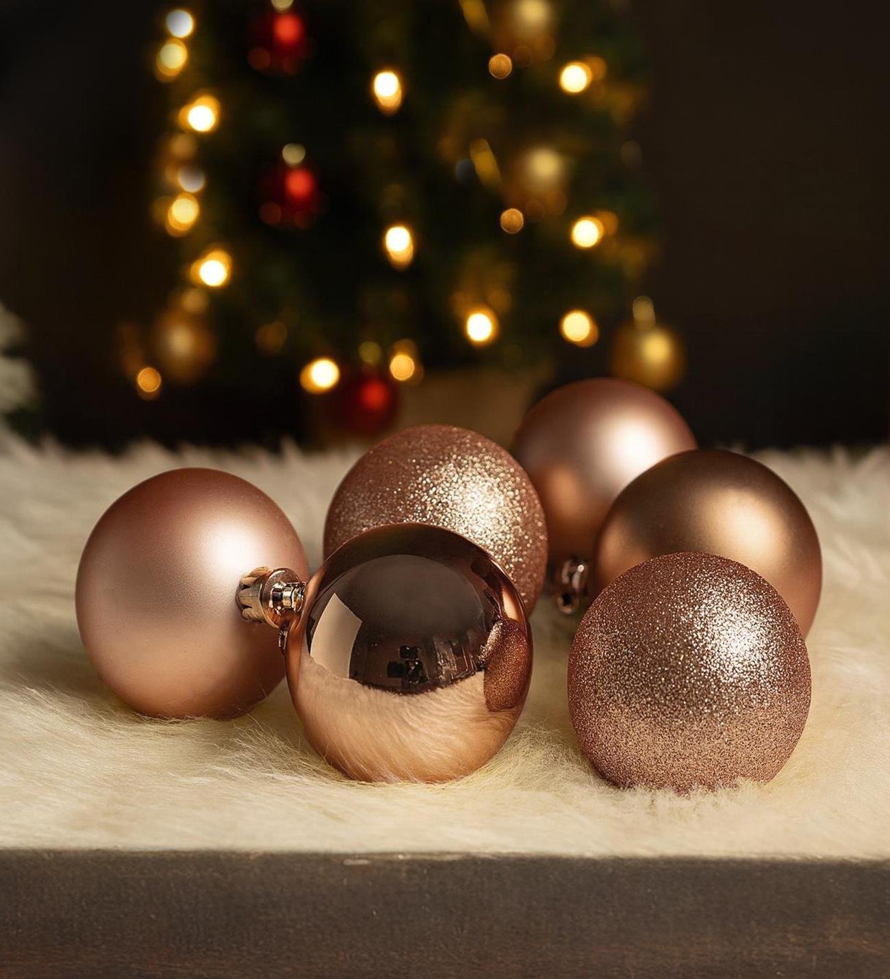 Yılbaşı Ağaç Süsü Top Seti – 6 AdetgiftmodaBM-1767