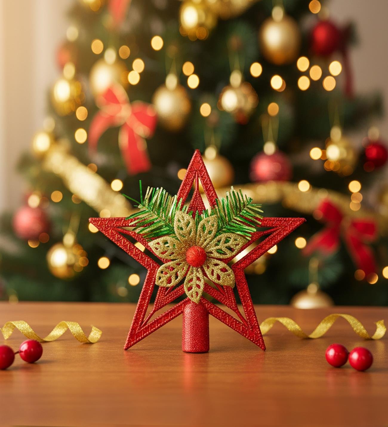 Yılbaşı Ağacı Tepe Süsü 15 CmgiftmodaBM-1766	