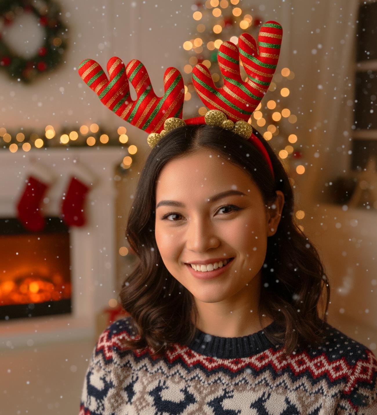 Yılbaşı Temalı Karışık Renk TaçgiftmodaBM-1737	