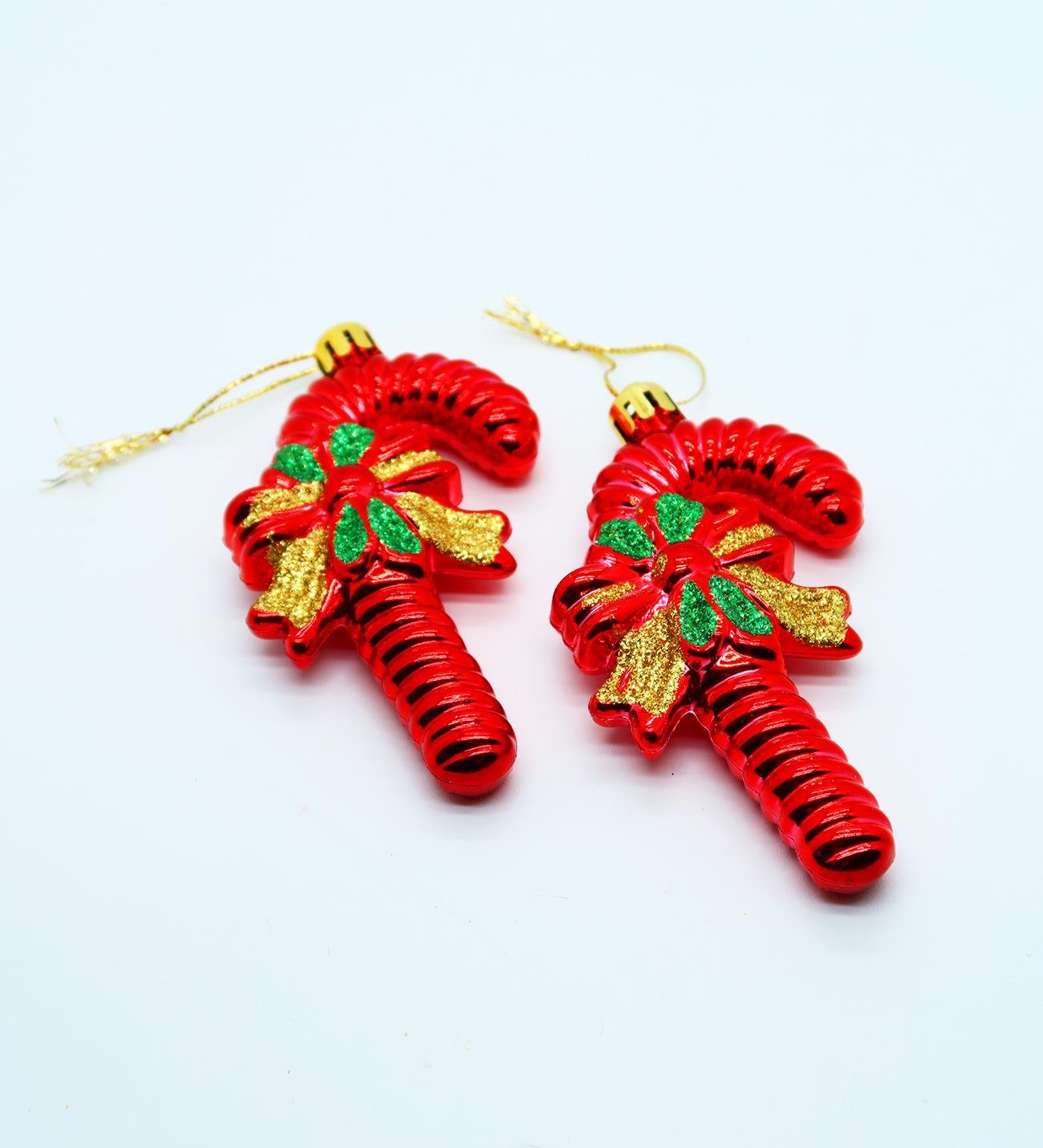 Yılbaşı Şeker Baston Şeklinde Ağaç Süsü – 4 AdetgiftmodaBM-1763	