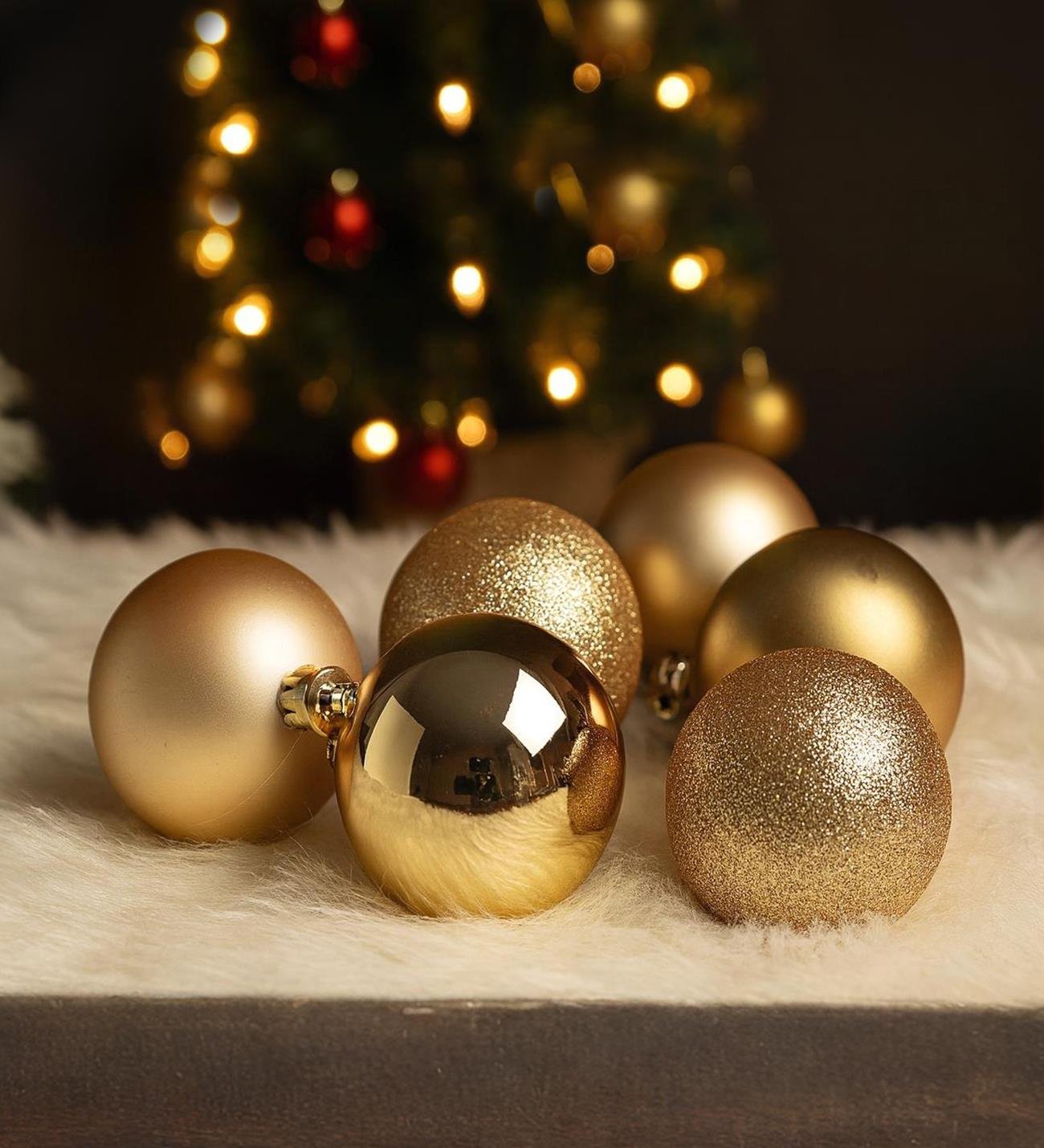 Yılbaşı Ağaç Süsü Top Seti – 6 AdetgiftmodaBM-1767	