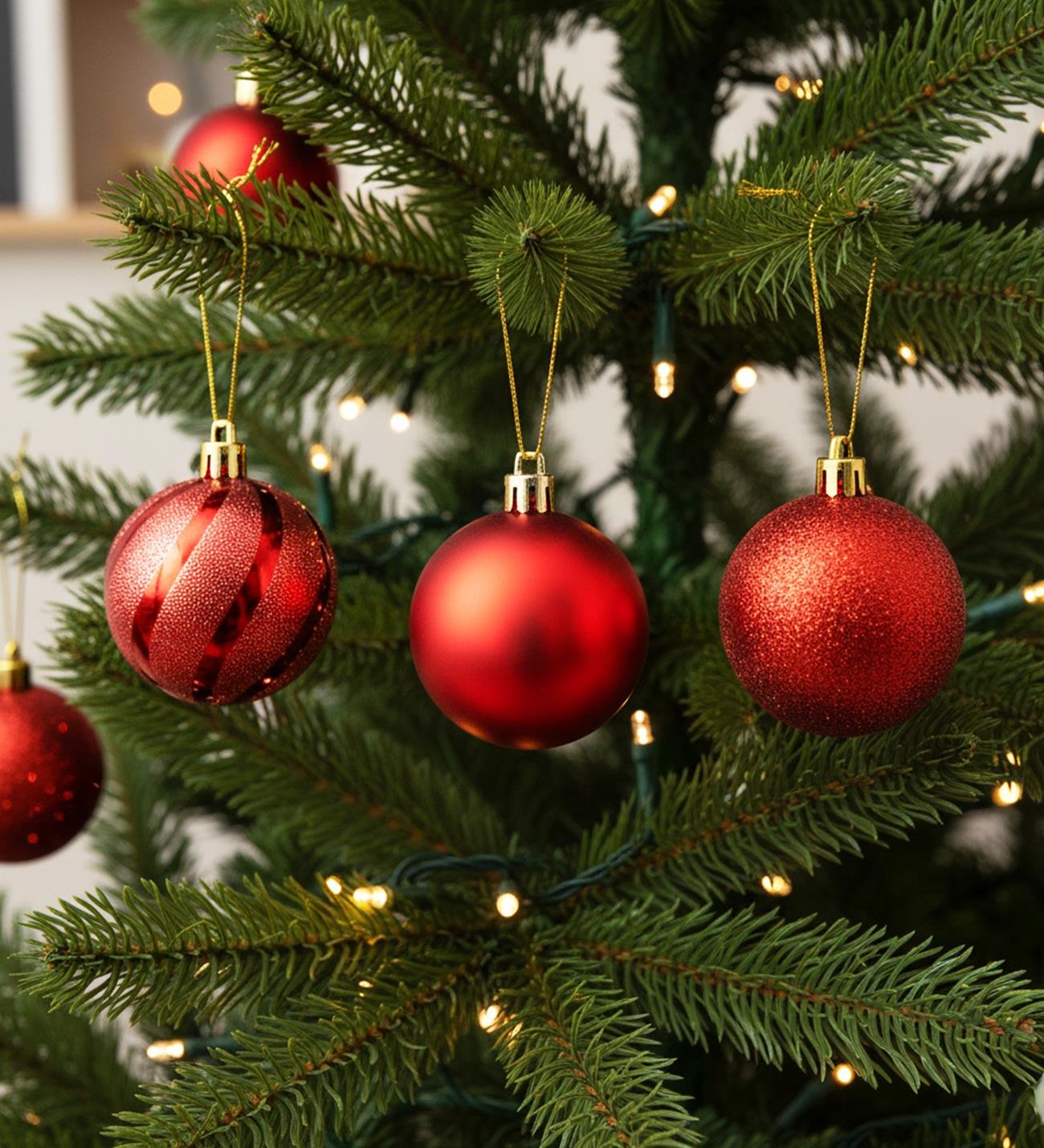 Yılbaşı Ağaç Süsü Top Seti – 6 AdetgiftmodaBM-1767	