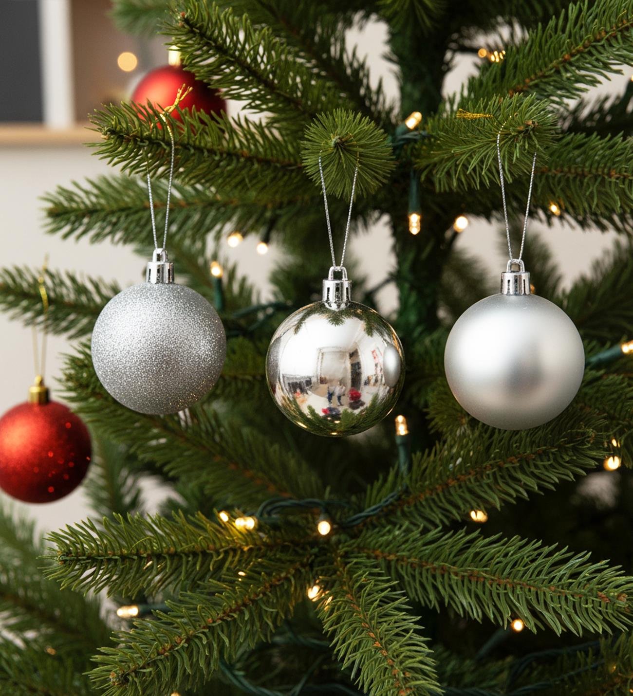 Yılbaşı Ağaç Süsü Top Seti – 6 AdetgiftmodaBM-1767	