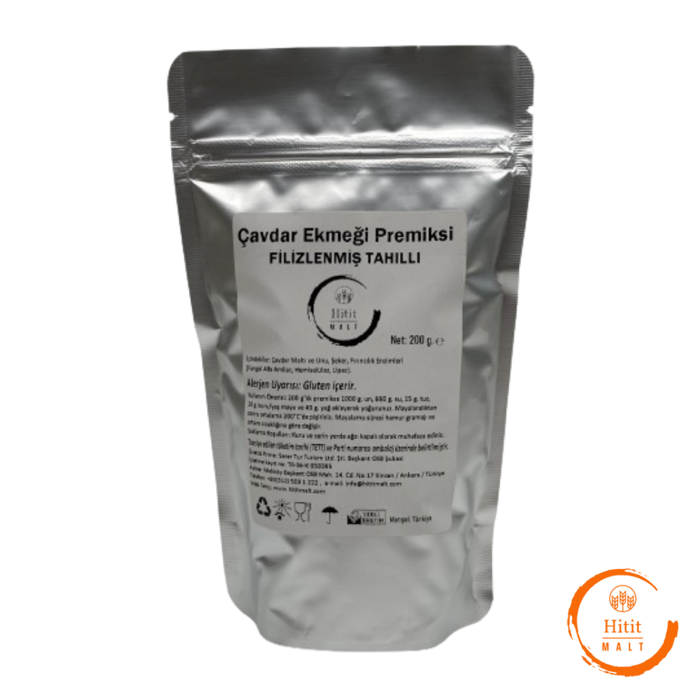 Çavdar Ekmeği Premiksi 200 Gr - Filizlenmiş Tahıllı