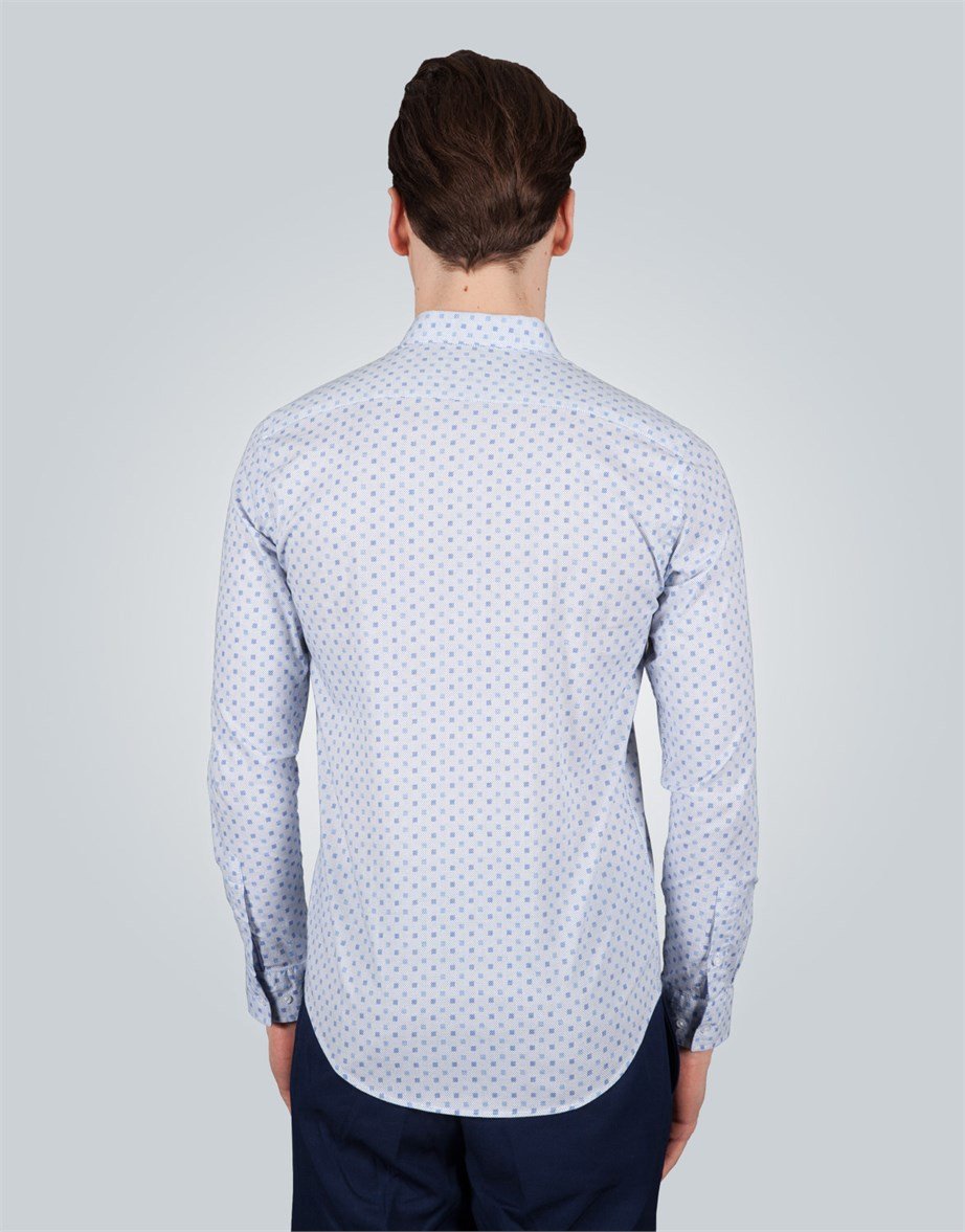 SLIM FIT LONG SLV ZOHAR   GÖMLEK SLIM FIT PRINTED - SIMPLE