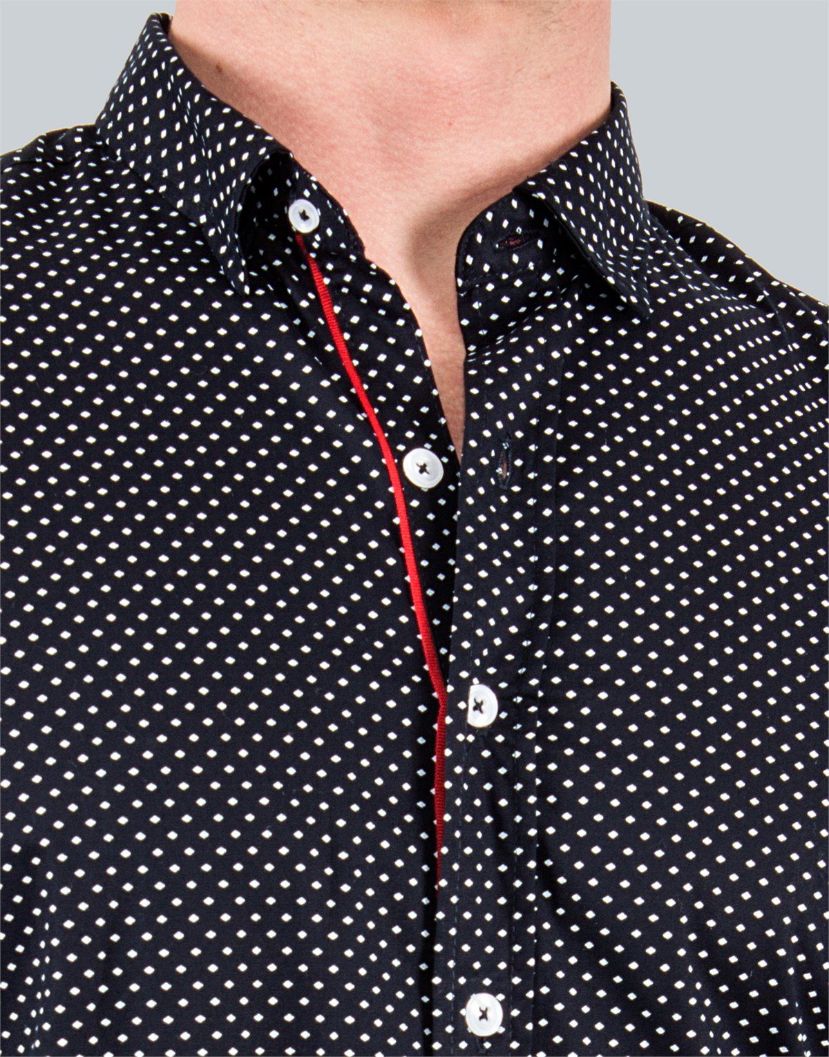 SLIM FIT LONG SLV ZARIBOR   GÖMLEK SLIM FIT PRINTED - SIMPLE