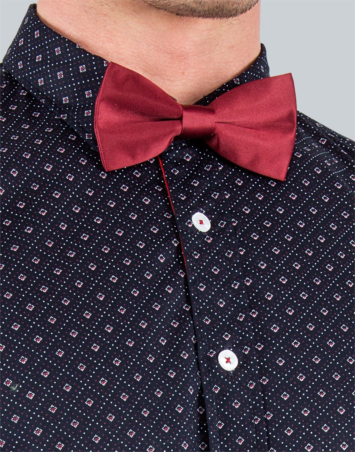SLIM FIT LONG SLV ZARIBOR   GÖMLEK SLIM FIT PRINTED - SIMPLE