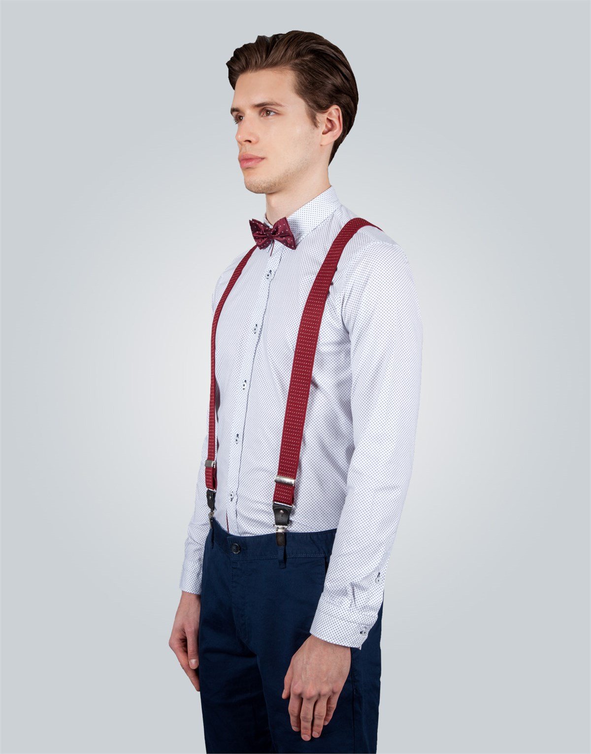 SLIM FIT LONG SLV ZARIBOR   GÖMLEK SLIM FIT PRINTED - SIMPLE