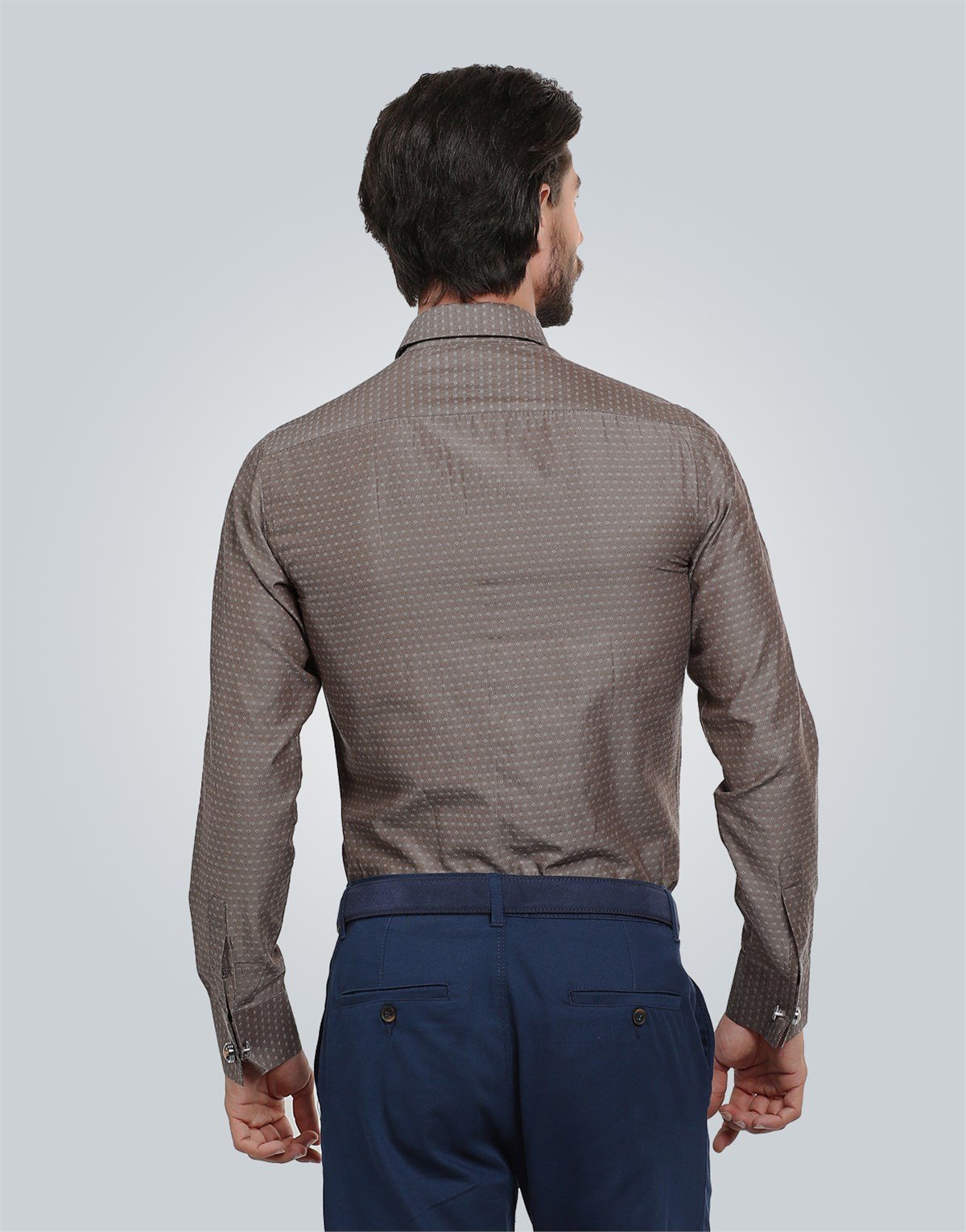 MODERN FIT LONG SLV TEXTURE 60/1   GÖMLEK SLIM FIT FORMAL - TEXTURE