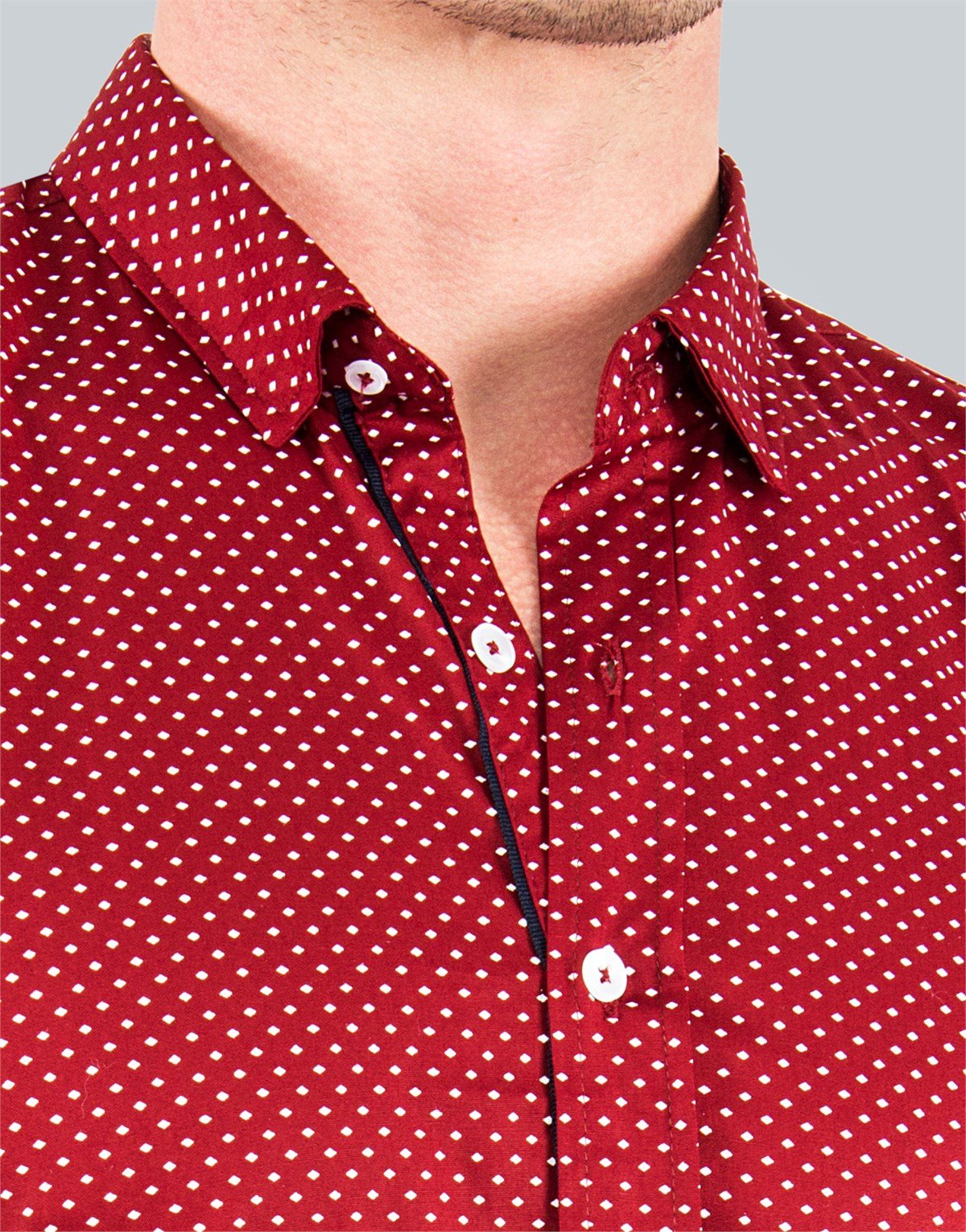 SLIM FIT LONG SLV ZARIBOR   GÖMLEK SLIM FIT PRINTED - SIMPLE