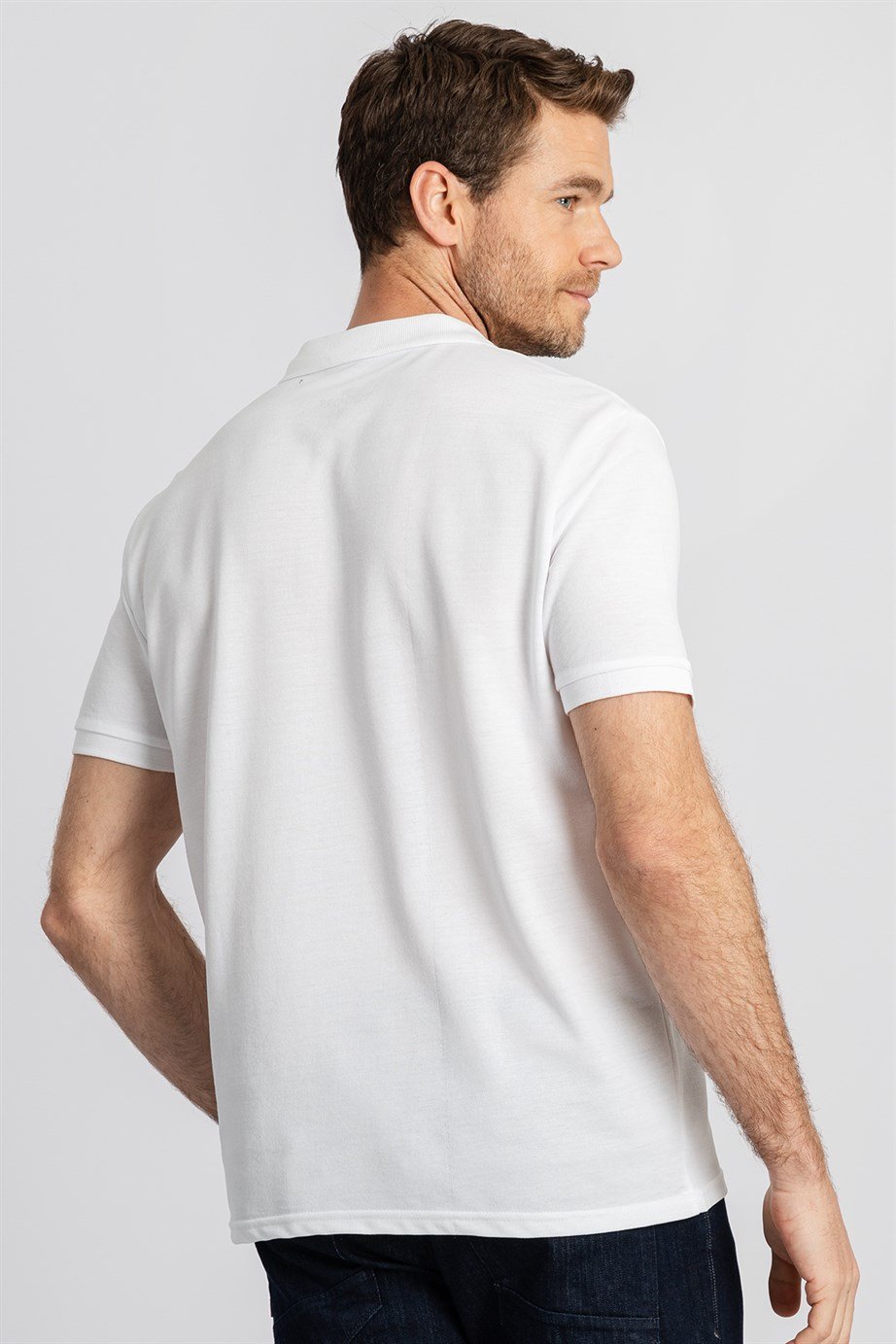 CLASSIC FIT PLAIN PIQUE T-SHIRT 81/1   TİŞÖRT CLASSIC FIT T-SHIRT