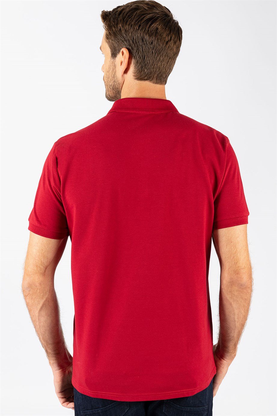 Classic  Fit Rahat Kesim Polo Yaka  Düz Pike T-Shirt