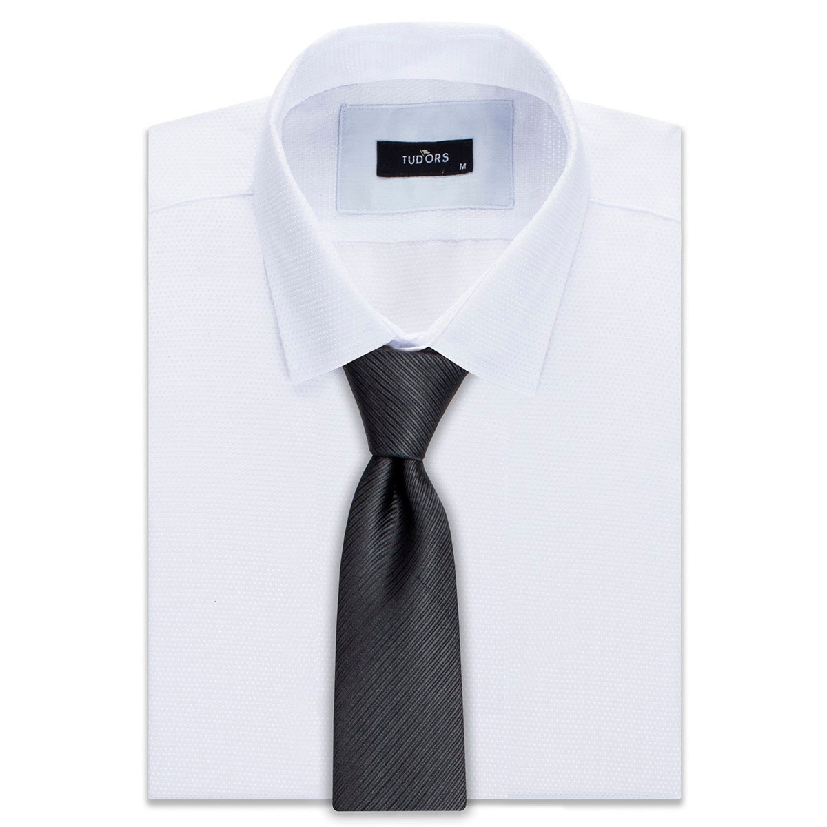 TIE PLAIN RIBBED -   KRAVAT TIE