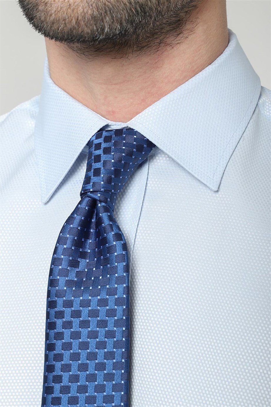 MODERN FIT LONG SLV TEXTURE 60/1   GÖMLEK SLIM FIT FORMAL - TEXTURE