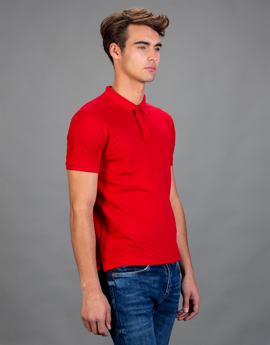 PLAIN PIQUE T-SHIRT  61/1 SLIM FIT T-SHIRT