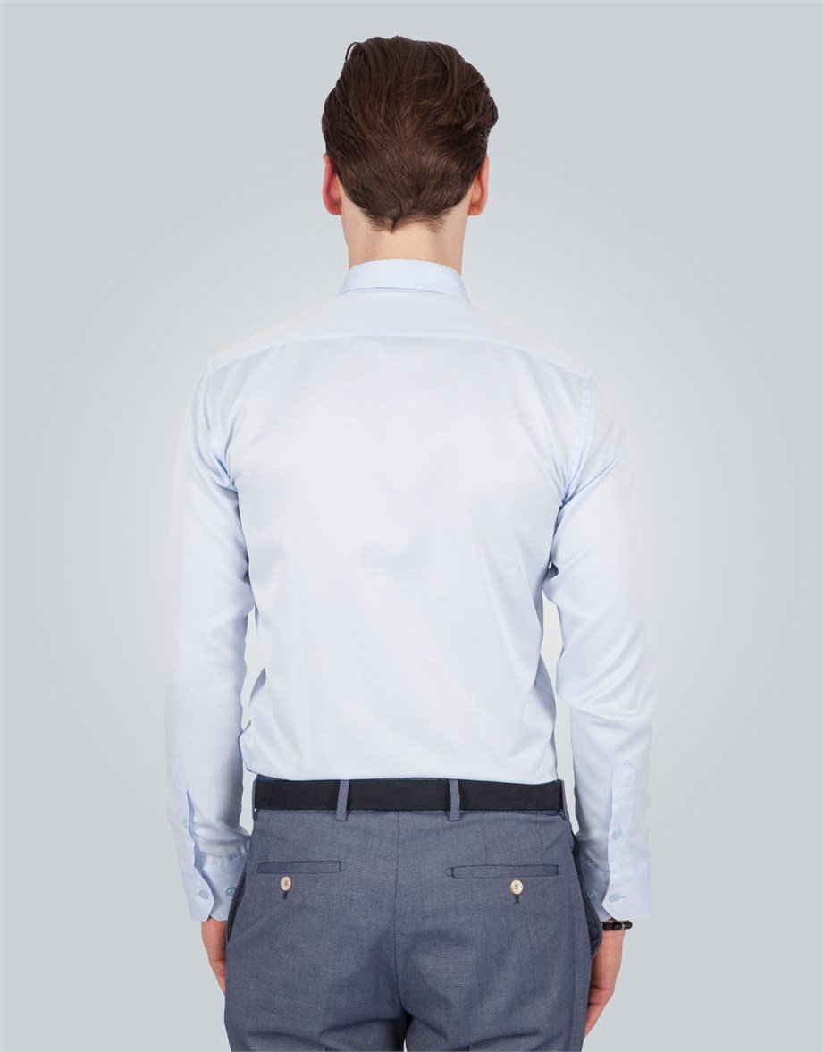 MODERN FIT LONG SLV TEXTURE 60/1   GÖMLEK SLIM FIT FORMAL - TEXTURE