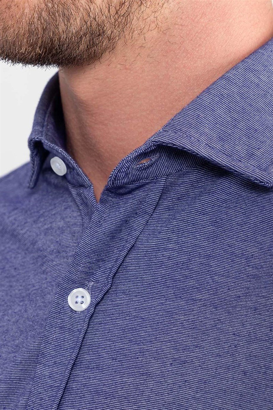 SLIM FIT LONG SLV GUILANO   GÖMLEK KNITTED SHIRTS