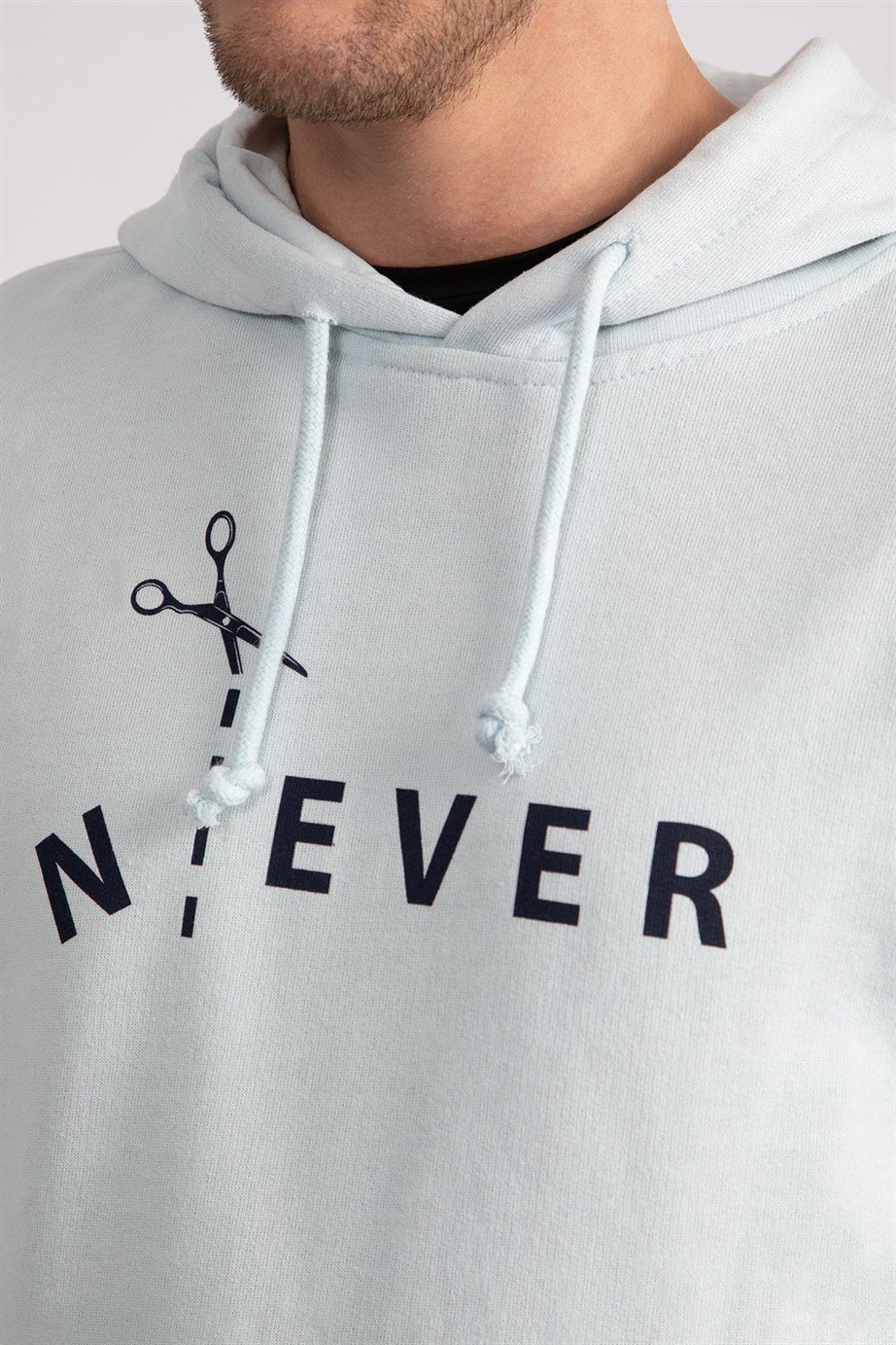 Baskılı Kapüşonlu Sweatshirt