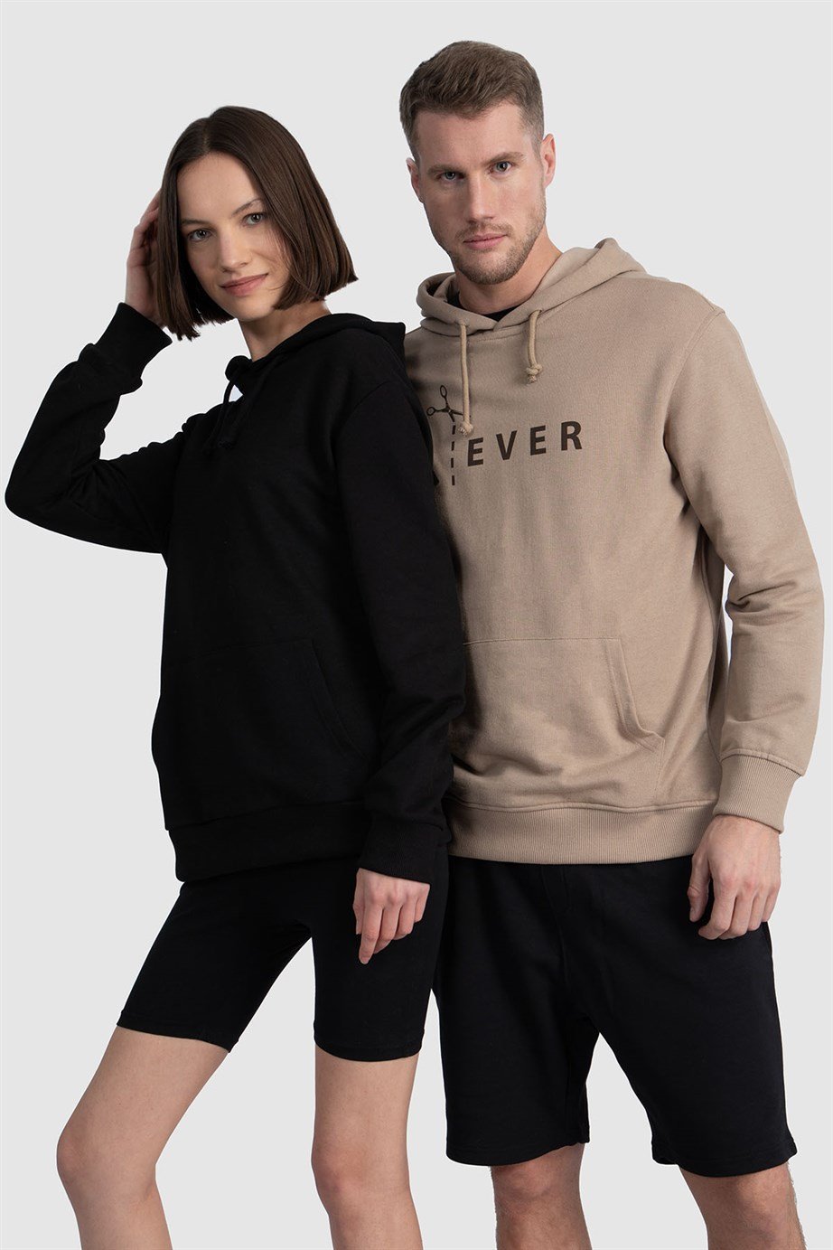Baskılı Kapüşonlu Sweatshirt