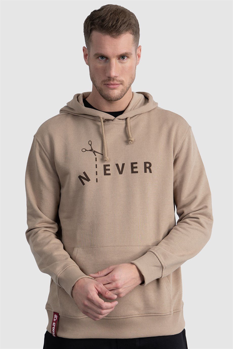 Baskılı Kapüşonlu Sweatshirt