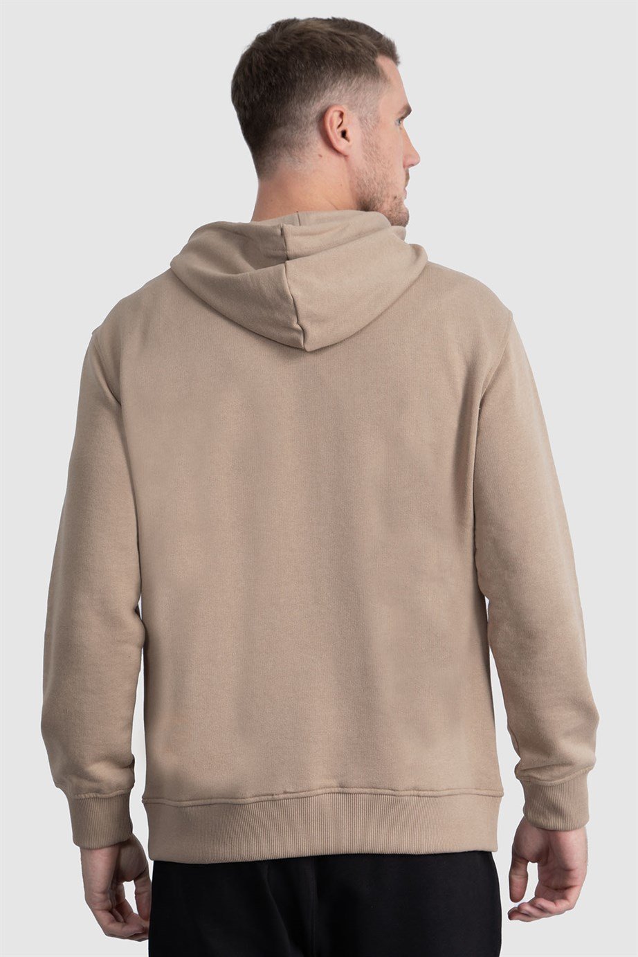 Baskılı Kapüşonlu Sweatshirt