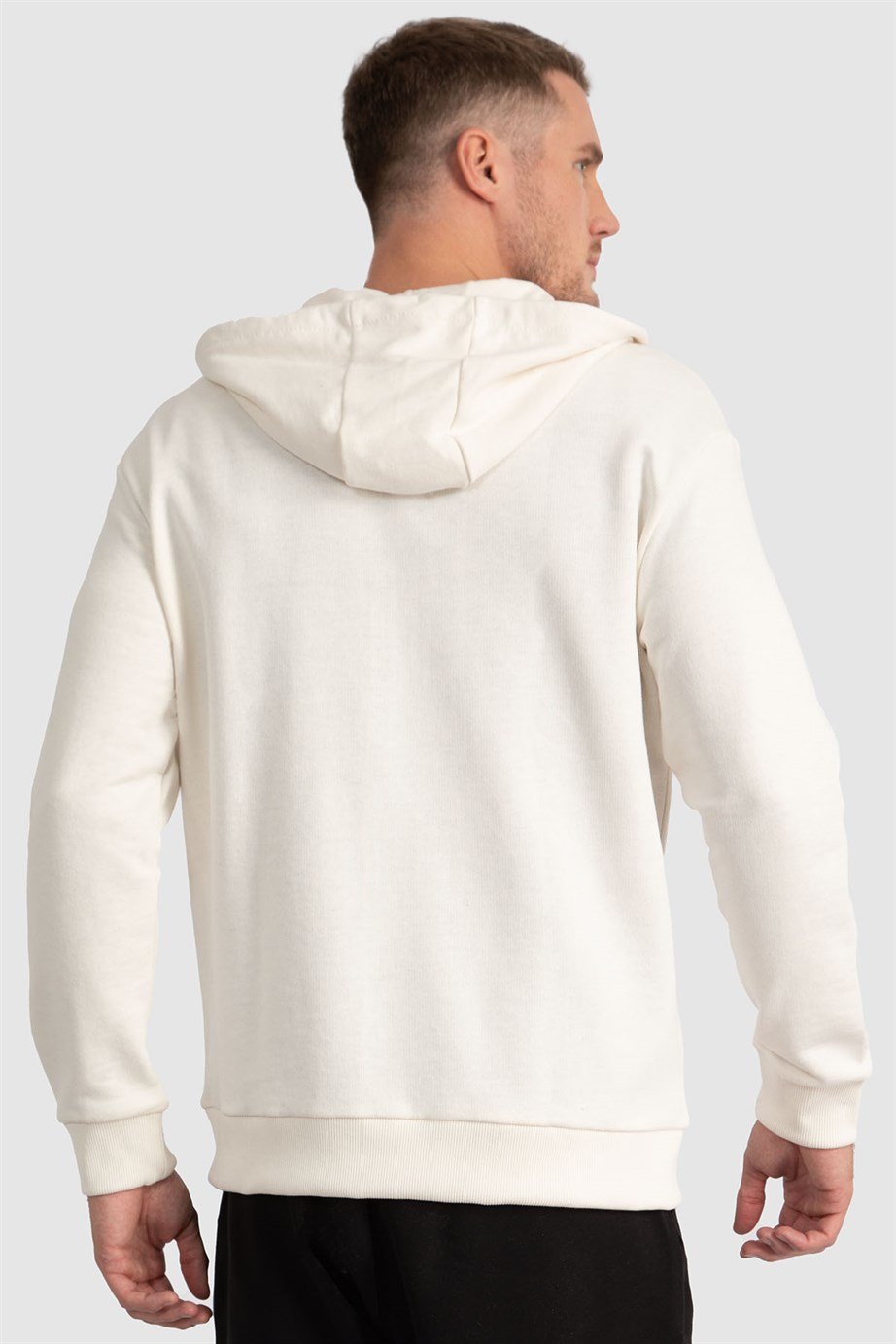 Fermuarlı Kapüşonlu Sweatshirt