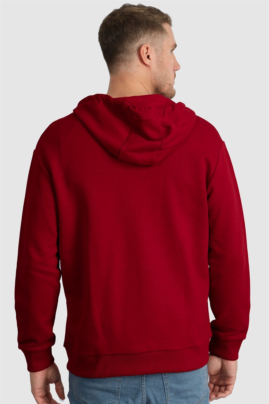 Fermuarlı Kapüşonlu Sweatshirt