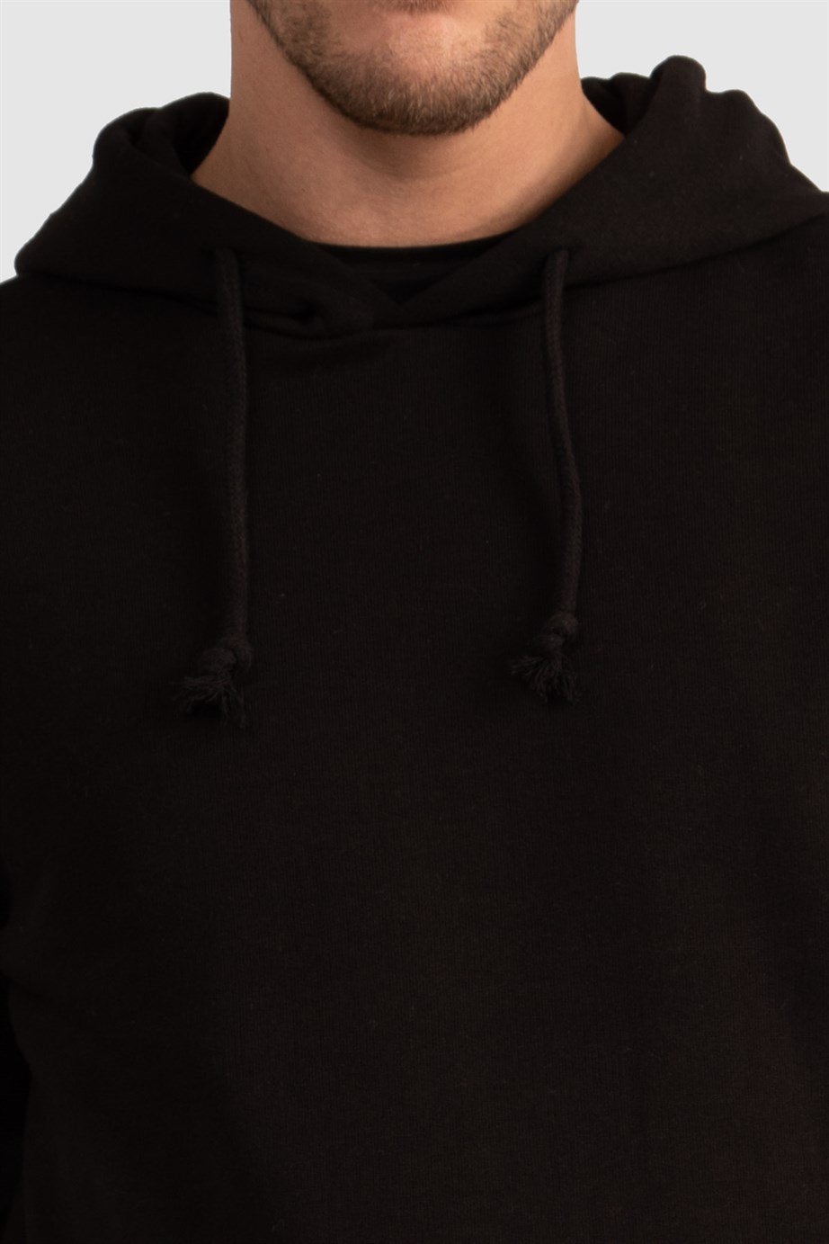 Kapüşonlu Basıc Sweatshirt
