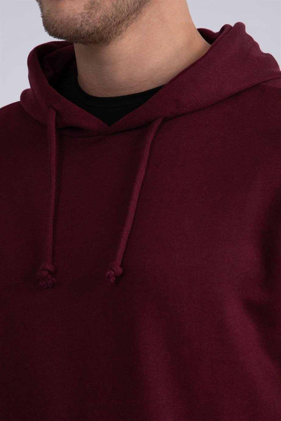 Kapüşonlu Basıc Sweatshirt