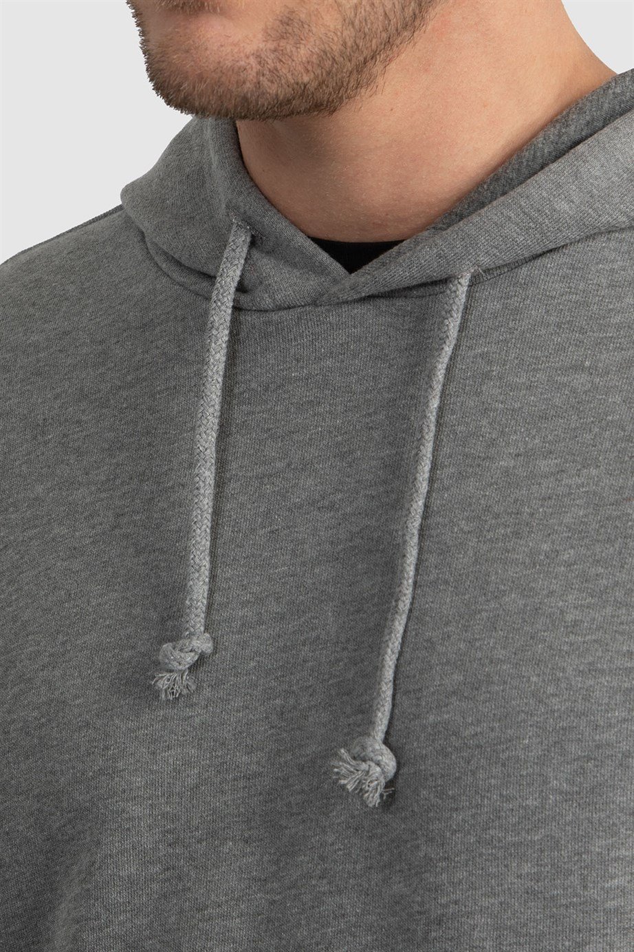Kapüşonlu Basıc Sweatshirt