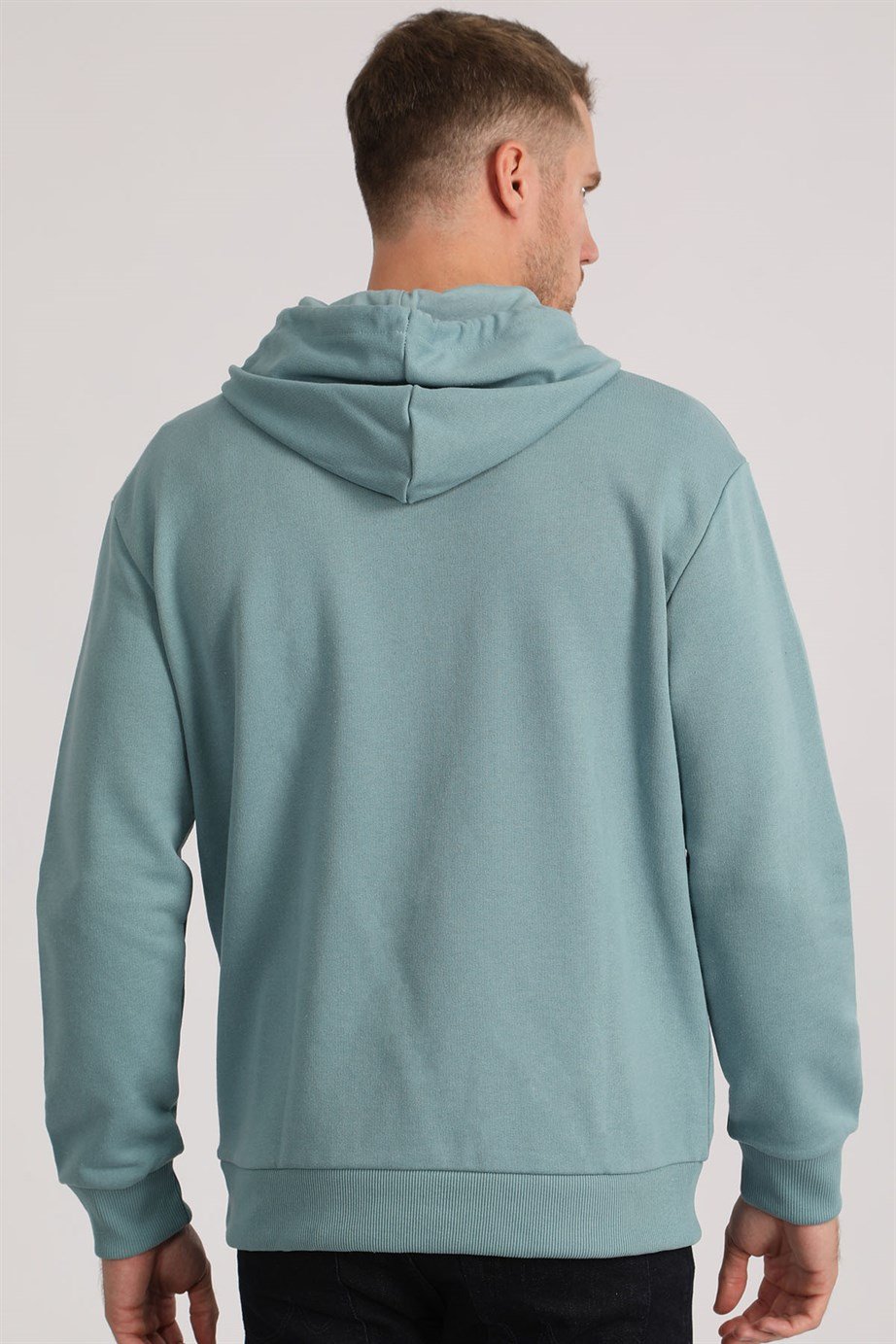 Kapüşonlu Basıc Sweatshirt